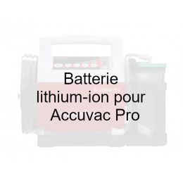 Batterie lithium-ion pour Weinmann Accuvac Pro et Lite avec système réutilisable
